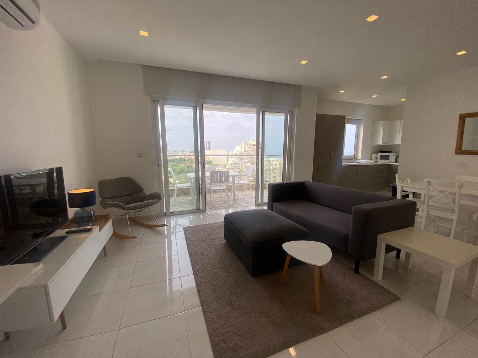 Spectacular Distant Seaview Apt 슬리에마 외부 사진